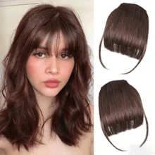 2pcs High Temperature Fiber Bangs Wigs, Casual Style For Women, Suitable For Daily Commute And All Seasons - Multicolor - View 13
