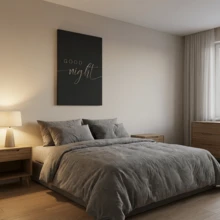 半幅帆布画，可选画框，现代艺术，早安，晚安，励志语录，黑白创意混搭，房间装饰，墙面艺术海报，客厅沙发背景墙，玄关走廊装饰，家居装饰，卧室，浴室，房间，办公室，学校，艺术礼品，黑白语录艺术，适用于卧室、浴室、办公室、宿舍装饰 - 彩色 - 查看 8