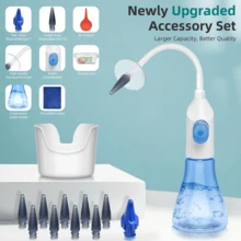 Ear Wax Removal Tool, Ear Cleaning KitsEar Irrigation Kit Ear Flush Kit For Adults Kids, Ear Wax Washer Device With Basin, Piercing Kit Ear Cleaning Kit Tools Ear Cleaner  Bulb, Curette Kit, Towel, Tips, Storage Box Transparent - 透明的 - 查看 4