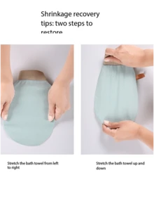 Kessa Exfoliating Gloves, Turkish Bath, Natural & Effective, For Body & Face, Cleanse & Purify Skin, Remove Dead Skin Cells, Can Be Used With Or Without Black Soap - Multicolor - View 10