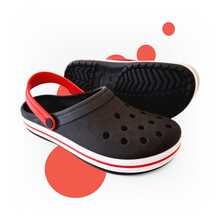 Orthopedic Clasp Unisex Slipper For Adults And Children 2 In 1 – Everyday Style - Đen/Đỏ - Xem 1