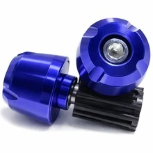 Universal Handlebar Weight For Motorcycles And Scooters With Blue Anodized Finish, Anti-Vibration And Easy Installation - 1 Unit Blue Handlebar Weight Model B - View 4