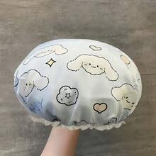 Sanrio 1个三丽鸥Hello Kitty & Cinnamoroll双层浴帽 - 耐用PVC材质，印花图案可爱。非常适合浴室、厨房和旅行使用。是生日、派对、感恩节和圣诞节的理想礼物。 - 彩色 - 查看 12