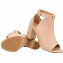 Zamarini Women's Ankle Boots Sandals, Comfortable, Soft, Casual - Khỏa thân - Xem 3