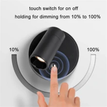 1/2 buah Lampu Dinding Magnetik LED Minimalis Kelas Atas, 3 Suhu Warna, Dapat Diredupkan, Lampu Sorot Sudut yang Dapat Diatur, Cocok untuk Kamar Tidur, Ruang Belajar, Koridor, Pintu Masuk, Pencahayaan Suasana, Lampu Malam - MultiWarna - View 5