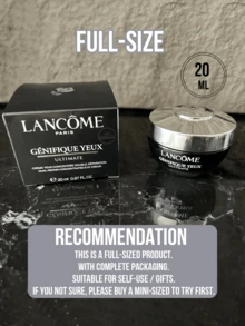 Lancôme Phyris 黑瓶双效修护浓缩眼霜，20毫升/0.676液盎司，迷你装5毫升/0.169液盎司，有助于修护和焕活眼周肌肤，淡化细纹和黑眼圈，提亮并紧致娇嫩的眼周轮廓，质地轻盈，适合日常眼部护理。 - 小黑瓶發光眼霜 - 查看 5