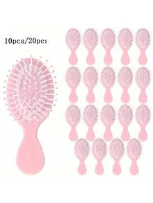 2pcs Macaron Mini Cute Toothbrush, Portable Travel Wet & Dry Air Cushion Toothbrush, Suitable For Daily Travel And Outdoor Use, Children And Girls Hair Brush, Gift For Girls, Back To School, Graduation, Gifts For Mom And Friends, Travel, Work, School - Multicolor - View 17