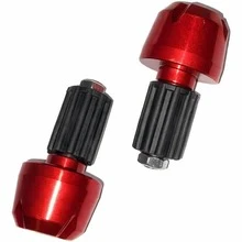 Universal Handlebar Weight For Motorcycles And Scooters With Red Anodized Finish, Anti-Vibration And Easy Installation - 1 Unidad de Peso de Manillar Rojo Modelo B - Ver 9