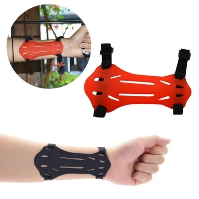 1pc Outdoor Hunting Archery Accessory - Arm Guard, Traditional Recurve Bow Archery Competition Practice Arm Guard, Outdoor Sports Rubber Protective Gear