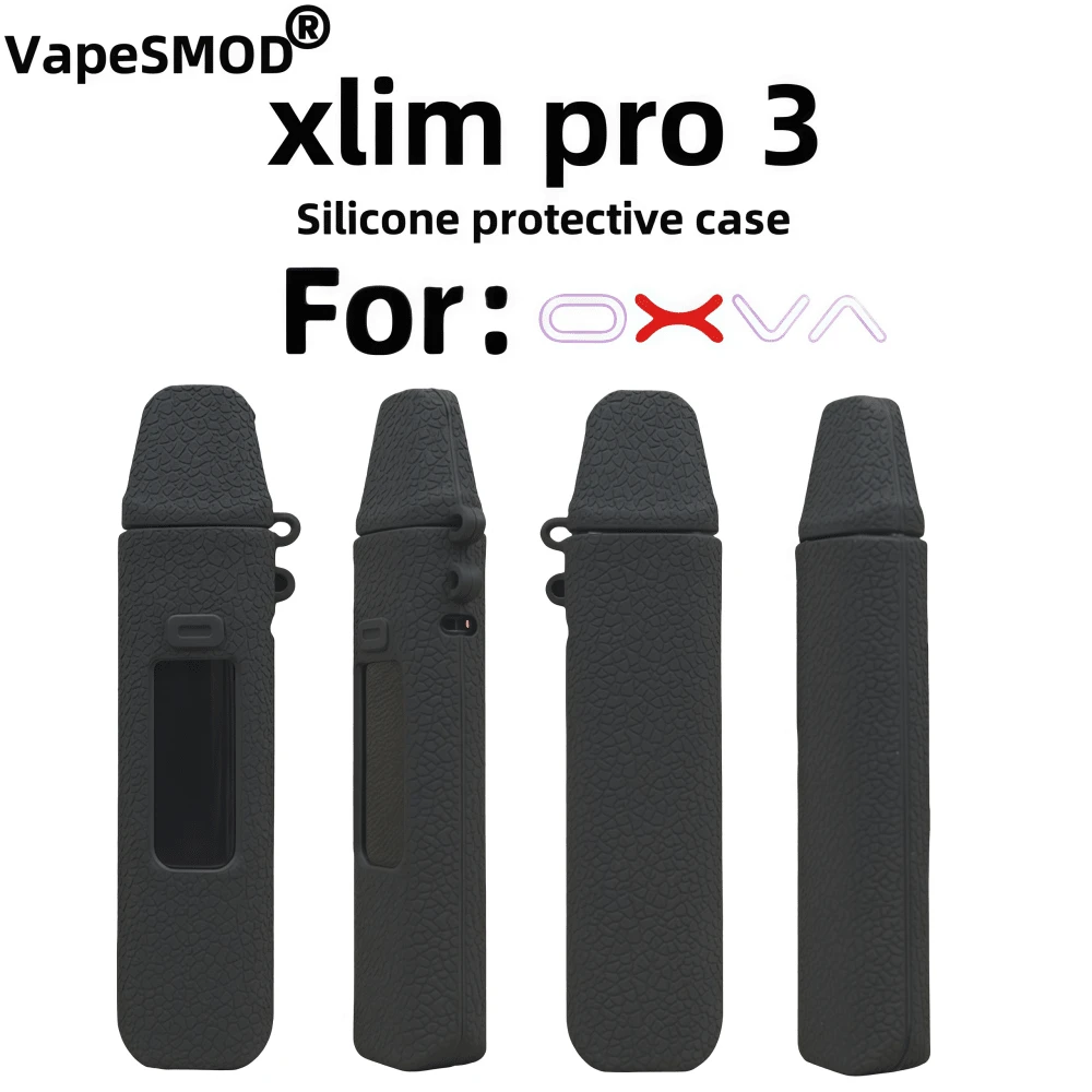 VapeSMOD Silicone Case For OXVA XLIM Pro 3, Liquid Silicone Textured  Design, Soft, Full Coverage Anti-Slip Protective Cover, Shockproof,  Suitable For Festivals, Celebrations, Occasions, Seasons, Gift For Friends 