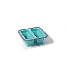 1/2/3/4 Compartment Foldable Silicone Bento Box - Microwave & Oven With Airtight Lid, Suitable For Meals, Soups And Desserts, Space Saving - Multicolor - View 29