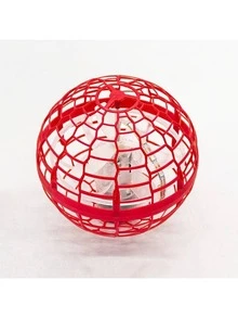 Bola flotante con luz levitante, esfera giradora LED en forma de bumerán, mini dron con bola voladora giratoria para interior y exterior - Multicolor - Ver 11