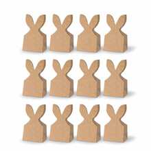 12/24 Pcs Easter Gift Bags, Cowhide Paper Rabbit Ears Party Favor Bags, Boho Style Neutral Bow Ribbon Artificial Flowers Rustic Paper Bunny Gift Boxes Easter Party - Multicolor - View 10