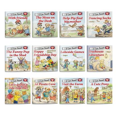 Libros de cuentos para leer juntos, historias cálidas y familiares con un lenguaje sencillo y letra clara, que apoyan las habilidades de escucha, práctica de habla y progreso en la lectura temprana