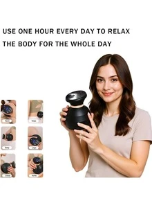 Electric Massage Device, Meridian Brush, Universal Lymphatic Drainage, Kneading, Abdominal And Back Massager