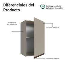 Alacena Gabinete Superior Cocina Madesa Nice 40cm Crema 1 - Beis - Ver 3