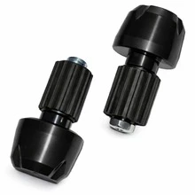 Peso de Guidão Universal Para Moto e Scooter Com Acabamento Anodizado Preto Antivibração e Fácil Instalação - 1 Unidade Peso de Guidão Preto Modelo B - Visão 9