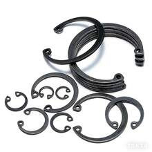huiwuju 100/360pcs GB893 Manganese Steel Retaining Ring Set, Suitable For Hole Diameter ￠6-￠20, High Strength Spring Snap Rings - Black - View 4