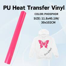 1 卷高品质热转印乙烯基/PU FLEX 乙烯基，适用于 DIY 服装，易于切割和剥离 - 彩色 - 查看 158