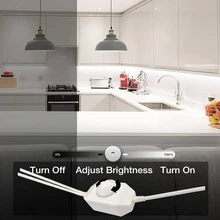 Acosh Neon 1m/2m/3m/5m/ COB LED Strip Lights With Dimmer, 8mm Width, USB Interface, High Brightness, Dotless Cuttable Tape For DIY Projects, Ideal For Bedroom, TV Backlight, Kitchen And Home Decoration - White - View 4