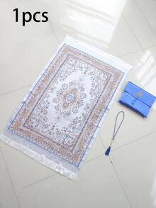 Portable Prayer Mat, Muslim Prayer Rug, Islamic Gift, Portable Muslim Prayer Mat With Compass, Tasbih And Storage Bag, Red Party Outfit Travel Protective Mat (Can Be Placed Under Chair), Gift, Lightweight Travel Prayer Mat - Multicolor - View 15