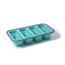 1/2/3/4 Compartment Foldable Silicone Bento Box - Microwave & Oven With Airtight Lid, Suitable For Meals, Soups And Desserts, Space Saving - Multicolor - View 21