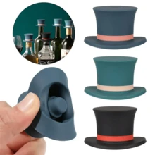 1/2/3/4/5/6 Pcs Magic Bottle Stopper - Silicone Wine Bottle Dust Seal, Reusable Silicone Sealing Cap, Keeps Wine Fresh, Suitable For Home And Bar Use, Christmas, Party, Holiday - Multicolor - View 13