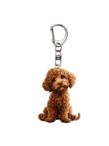 Cute Curly-Haired Teddy Bear Bag Charm - Brown, Bag Decoration, Cute Acrylic Dog-Shaped Accessory, Lightweight Acrylic Pendant, Suitable For Wallets, Backpacks, Cars, And Home - No Power Required, Gift For Pet Lovers, Car Accessory, Fun Ornament, Smooth Texture, 2d Flat Design, Outdoor Accessory, Party Accessory, Gift, Souvenir, Perfect Back-To-School Gift