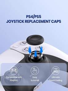 Universal Game Controller Joystick Caps, Holiday Party Game Keycaps, Game Controller Accessories, Non-Slip Protective Cover, Gaming Accessories, Suitable Compatible With PS4/