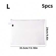 10/5件装多用途收纳袋 - 布艺收纳袋，可折叠收纳袋，适用于婴儿房、抽屉收纳，适合存放玩具、文件和文具 - 必备家居及儿童房配件，日托玩具收纳 - 新生儿礼物，返校必备 - 学校文件、学习用品、文具收纳袋，情人节礼物，透气婴儿服装收纳袋。 - 彩色 - 查看 15