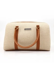 Women's Talassa Large Spacious Handbag With Crossbody, Side, And Hand Strap - Luxury - Burnt Orange - View 4
