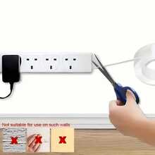 6卷装强力双面纳米胶带套装 - 超强可重复使用粘合剂，移除后不留残胶，适用于PVC、墙面、金属、塑料、木材 - 多用途，可用于艺术创作、海报制作、标牌制作、临时固定、表面粘贴等。