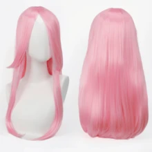 Karida 60cm/24inch Extra Long Straight Synthetic Hair Wig With Bangs, Colorful, Suitable For Daily Use, Cosplay, Halloween, Christmas, St. Patrick's Day And Other Costume Parties - Multicolor - View 43