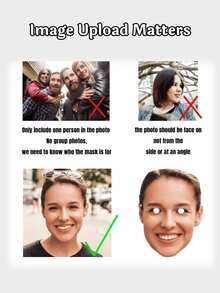 Decor Big Head Face Cutouts, Custom Bachelorette Party, 1/3/5/10pcs Photo Face Masks Birthday Party Decorations Personalised Fan Face Cutout Head On A Stick Cut Out Funny Face Mask,Personalized Big Head Cutout On A Stick Custom Face Cutout Party Decor Accessories Upload Photo Image For Birthday, Weddings,Friends, Relatives, The Best Gift,Party, Decoration - Multicolor - View 5