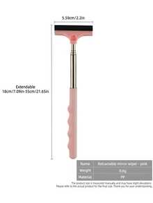 1 pieza Limpiaparabrisas retráctil para espejo retrovisor de coche, utilizado para eliminar la niebla y las manchas de agua en las ventanas del coche, limpiaparabrisas manual - A - Ver 6