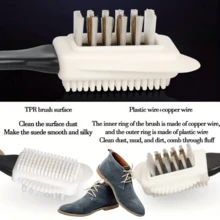 New Suede Boots, Faux Fur Sneaker Brush, Suede Cleaning Brush, Leather Lining Sneaker Cleaner - Multicolor - View 6