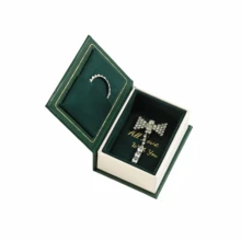 1个创意书型首饰盒，奢华磁吸翻盖迷你戒指盒，可爱小巧的首饰礼盒，便携式复古书型首饰收纳盒，适合情人节、结婚纪念日、订婚等场合，送给女朋友、妻子、男朋友、丈夫的礼物 - 彩色 - 查看 21