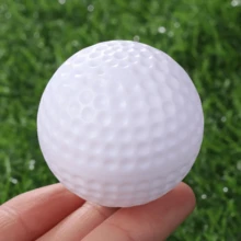 3pcs/Set Outdoor Golf Double Layer White Practice Balls, Golf Balls - Multicolor - View 4