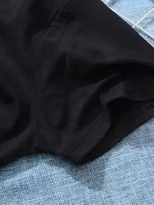 Womens Oversized I Hate People But Coffee Helps S - Black 1 - View 4