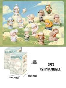 ABS Hard Material Non-Flocked 14+ DIMOO "Limited Time" Series Blind Box Sculpture, DIMOO Dream Series, Exquisite Toy Blind Box Collectible, Statue Model Desktop Ornament, Surprise Blind Box, Birthday, Christmas, Holiday Party Decoration Gift - Multicolor - View 14