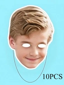 Decor Big Head Face Cutouts, Custom Bachelorette Party, 1/3/5/10pcs Photo Face Masks Birthday Party Decorations Personalised Fan Face Cutout Head On A Stick Cut Out Funny Face Mask,Personalized Big Head Cutout On A Stick Custom Face Cutout Party Decor Accessories Upload Photo Image For Birthday, Weddings,Friends, Relatives, The Best Gift,Party, Decoration - Multicolor - View 17