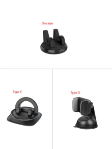 Adjustable Car Phone Holder, Multi-Angle Adjustment [Adjustable Spring Design], Dashboard Holder, Multi-Function Suction Cup Style Center Console Smartphone Holder With 360° Rotation, Silicone Anti-Slip Pad, Provides Convenient Hands-Free Driving Experience. - Style 1 - View 7