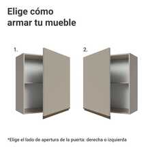 Alacena Gabinete Superior Cocina Madesa Nice 60cm Crema - Beis - Ver 4