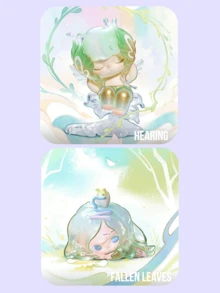 POP MART DIMOO 自然形态系列盲盒收藏品（12 款常规设计 + 1 款隐藏版），梦幻般的自然灵感艺术造型，表达成长、感知以及与自然世界的联系，诗意元素如“看见”、“拨云见日”和“新生”，柔和梦幻的美学设计，蕴含故事细节，包含隐藏版“向上生长”。 - 彩色 - 查看 8