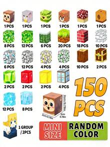 140pcs/150pcs Magnetic Building Blocks, Magnetic Toys For Stacking And Building, Magnetic Cubes Sensory STEM Toys For Kids 3-5, 4-6, 5-7, 6-8 Years Old Boys And Girls, Birthday Gift, Travel And Outdoor Game - Multicolor - View 10