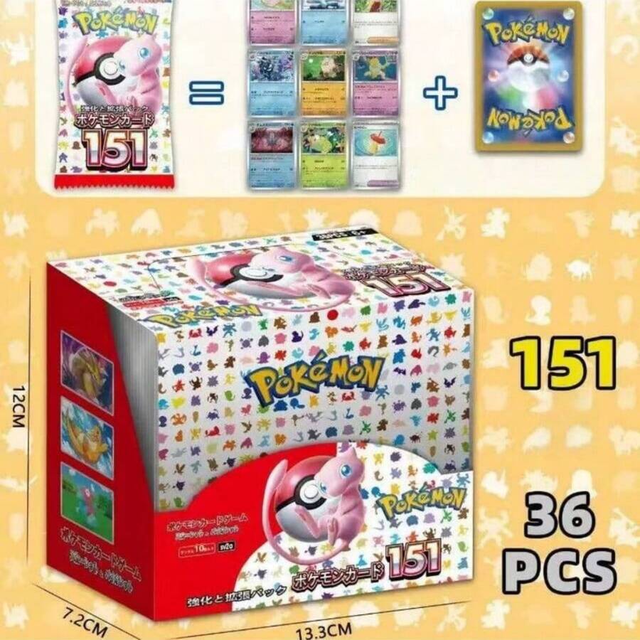 1 Pack Of 10 Pcs / 36 Packs Of 360 Pcs / 18 Packs / 5 Packs / 1 Pack Japanese Version Pokemon Booster Packs, Battle Cards, Evolution Trading Cards, Collectible Cards, Toys, Random Styles, Pokemon Collectible Card Blind Boxes/Bags, Rare Pokemon Collectible Cards, Random Cards Included - Multicolor - View 1