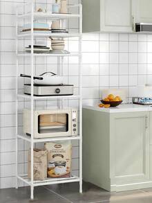 这款多功能、节省空间、高度可调节的金属储物架是浴室、淋浴区和其他生活空间的理想之选。它可用作独立式多层储物架、书架或储物柜，而且移动方便，易于组装。适用于浴室、厨房、办公室、书房和客厅。也是一份很棒的节日礼物。 - 彩色 - 查看 3