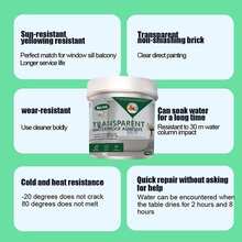 多用途透明防水密封胶 - 耐热/耐寒密封胶，适用于屋顶、浴室 - MA 001 - 查看 9