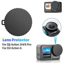 3pcs Silicone Lens Caps, Compatible With DJI Osmo Action 3/4/5Pro/6 Camera, Scratch-Resistant Protective Cover