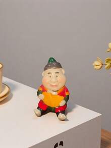 1pc Resin Figure Decoration Ornament, TV Cabinet, Desk Decor, Valentine's Day Gift, Resin Craft, Bedroom Desk Cute Decor, Office Desk Figure Decoration, Couples' Birthday Present Birthday Gifts Graduation - Multicolor - View 16